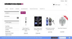 Desktop Screenshot of electrosextoys.us